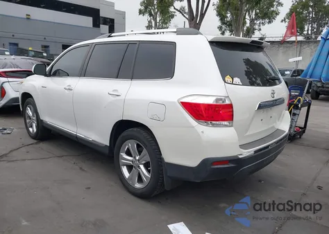 2012 Toyota Highlander Limited V6 z USA, uszkodzony, nr VIN 5TDDK3EH9CS134938